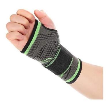 Imagem de Munhequeira Alta Compressão Tendinite Punho Elástica Dor - Sou Mais Pr