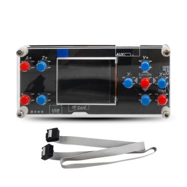 Imagem de RATTMMOTOR Roteador CNC GRBL Controlador offline, GRBL DIY Módulo de Controle Offline Router CNC Tela LCD 4.6 cm para Mini Fresadora CNC Gravadora (4 Eixos)