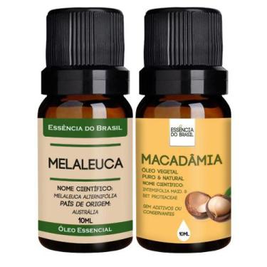 Imagem de Kit Melaleuca + Óleo Macadâmia 10ml - Essência Brasil - Essência Do Br