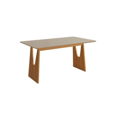 Imagem de Mesa Mila para Sala de Jantar Premium Freijo/Bronze