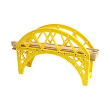 Imagem de Ponte De Trem De Madeira, Túnel, Passarela, Cena De Tráfego De Carros 