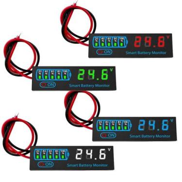 Imagem de Indicador De Nível De Bateria De Lítio 18650 7-55V Testador LCD Medido