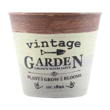 Imagem de Mini Vaso De Planta Cachepot Estampado Decorado 11cm - Gici Casa