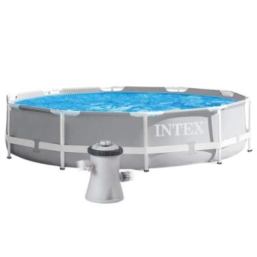 Imagem de Piscina Estrutural Litros Prism Com Filtro 220v - Intex