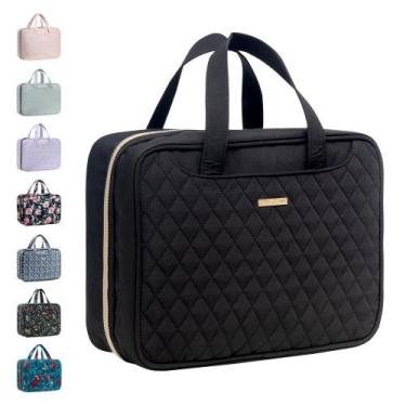 Imagem de Bolsa de higiene pessoal de viagem Everfun Hanging para mulheres com c