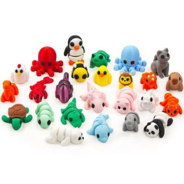 Imagem de Animais impressos em 3D da Fidget Toys Funky Store 25 unidades