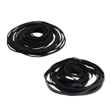 Imagem de 100un Cintas de Borracha Gravadora, 40-135mm Cinta para Fita Cassete Acessórios Gravadora de Fita para Reparo Manutenção Unidades DVD CD LD VCR e Repetidoras