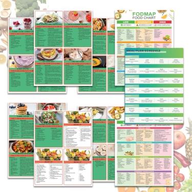 Imagem de bqw Plano de refeições dietéticas e tabela de alimentos com baixo FODMAP – Receitas amigáveis à FODMAP de 7 dias com lista de compras, guia alimentar e planejador de saúde digestiva para alívio do IBS