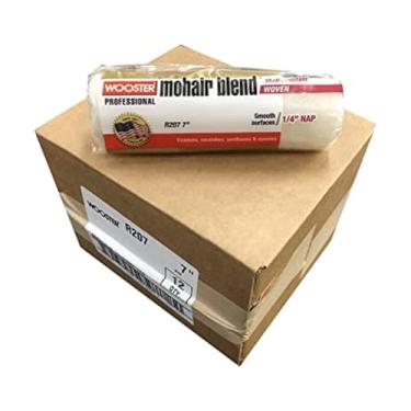 Imagem de Wooster Brush R207 7 polegadas Mohair Blend 1/4 polegada Pintura Rolo Capa - Pacote com 12