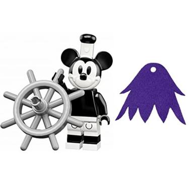 Imagem de LEGO Disney Series 2: Minifig mickey mouse vintage com cabo LEGO roxo bônus (71024)