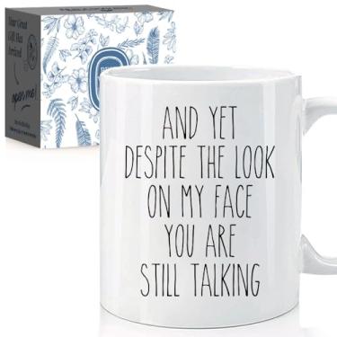 Imagem de Caneca engraçada presentes sarcásticos para colegas de trabalho, amigas, namorada, namorado, mãe, pai, presente de dia dos chefes para supervisor, líder, senhora famosa masculina, presentes de