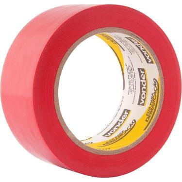 Imagem de Fita de Demarcação 48mm x 30 Mts Vermelha - 10.65.504.391 - VONDER
