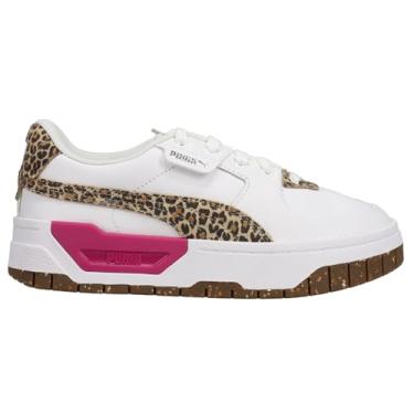 Imagem de PUMA Tênis feminino Cali Dream Natural Lux com cadarço casual - Branco, Branco, 40