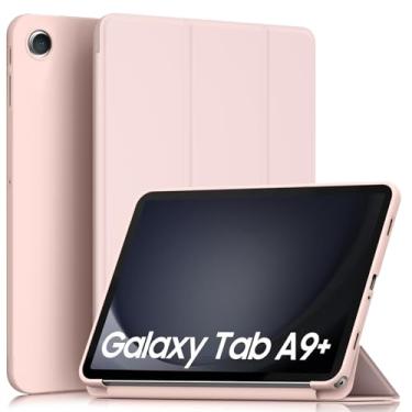 Imagem de Meliya Capa para Galaxy Tab A9+/A9 Plus 11 polegadas 2023, capa protetora rígida e fina à prova de choque para tablet Tab A9 Plus (SM-X210/X216/X218), despertar/hibernar automaticamente, sem suporte
