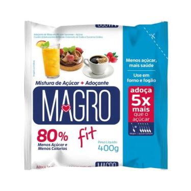 Imagem de Mistura De Açúcar E Adoçante Light Magro Fit - Lowçúcar 400g - Lowçuca