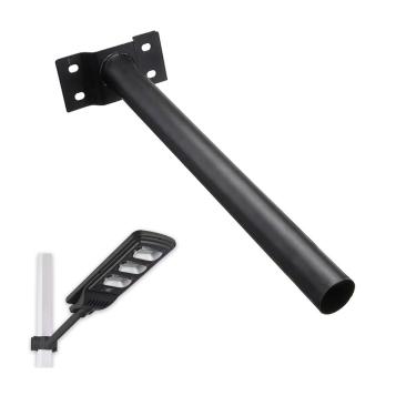 Imagem de Suporte Luminaria Publica Solar Aço Pintura Eletrostática Barra Resistente