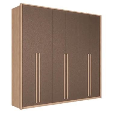 Imagem de Guarda Roupa Casal Genova  6 Portas Bater 4 Gavetas Santos Adirá