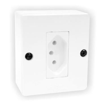 Imagem de Conjunto Tomada 3p 20a Sistema X Mectronic Tpb20-cj7sm