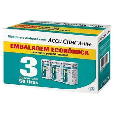 Imagem de Tiras Reagentes Accu-Chek Active Roche Kit com 150 unidades