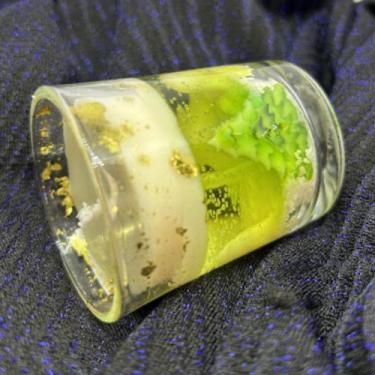 Imagem de Vela Aromática Véspera Dourada Branca 60g - Figo e Flor de Cerejeira -