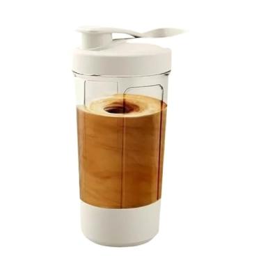 Imagem de Copo Mixador Mini Portátil 450ml - Shaker para Vitaminas, Shakes e Café, Mistura Rápida e Prática