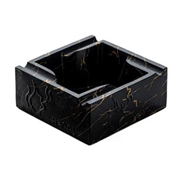 Imagem de Cinzeiro de ervas daninhas cinzeiro quadrado de luxo, cinzeiro de cerâmica de grande personalidade para casa, artesanato em cerâmica de escritório para sala de estar cinzeiros para cigarros (tamanho