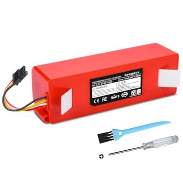 Imagem de Bateria de substituição para Xiaomi Mijia Xiaowa Roborock S4 S5 S6 S7 S50 S51 S52 S53 S55 S60 T4 T6 T7 T60 T61 T65 E4 E5 E20 E25 E35 C10 CT. 10 S5 Max S6 Pure S7 MaxV Ultra Robot Aspirador de pó 14,4V