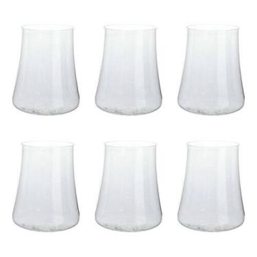 Imagem de Jogo 6 Copos Vidro Crystal Titânio Bohemia Xtra Alto 350 Ml - FULL FIT