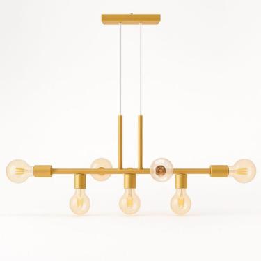 Imagem de Pendente Rubis Aluminio Teto E27 7 Luzes Lumini Lab