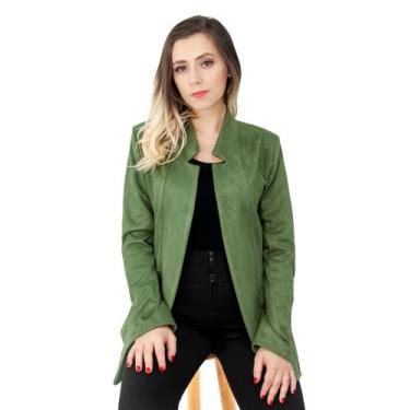 Imagem de Blazer de malha Fit co suede Codigo 3039 - casacos Hanneli