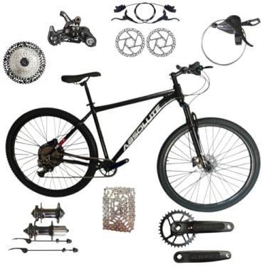 Imagem de Bicicleta Aro 29 Absolute Nero 5 12 velocidades MTB Aluminio Freio Hidráulico Suspensão 80mm Unissex (Preto, 19)