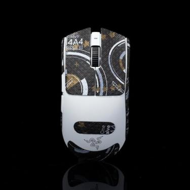 Imagem de Hokeyio Fita aderente para Razer Viper V3 Pro - antiderrapante, controle aprimorado, resistência ao suor, melhora a aderência FPS para jogos e proteção do mouse [pré-corte] M4A4