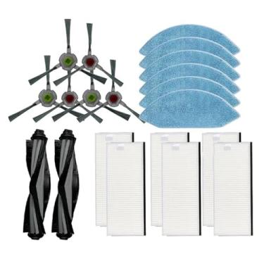 Imagem de Compatible With Ecovacs Deebot U2 DGN22 / U2 Pro Robot Vacuum Cleaner Hepa Filter Mop Cloth Main Side Brush Accessories Replacement Parts(Set 3)