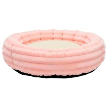 Imagem de Cama Para Cachorro Pequeno Caminha Pet Confortável 50cm (Rosa Bebê)