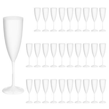 Imagem de Taça Espumante 20pçs Acrilico Premium 170ml (BRANCO)