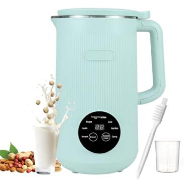 Imagem de Máquina automática de leite de soja 8 em 1, máquina de leite de soja de 1,134 g para amêndoa caseira, aveia, leite de soja, pasta de arroz, alimentos complementares, suco, máquina de fazer leite com