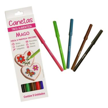 Imagem de 2X Caneta Alimentícia Bolo Pasta Americana Doces Papel De Ar