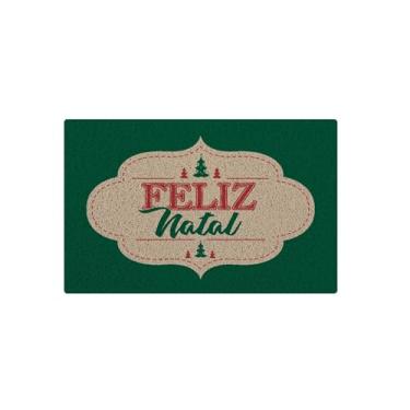 Imagem de Capacho de Vinil Natal Pinheirinho 40x60cm Kapazi – Tapete de Entrada