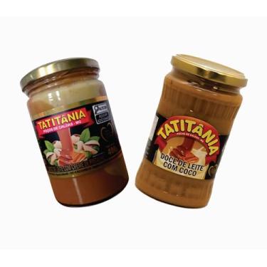 Imagem de Doce de Leite com Coco 400g + Doce de Leite com Pistache 400g - Tatitânia