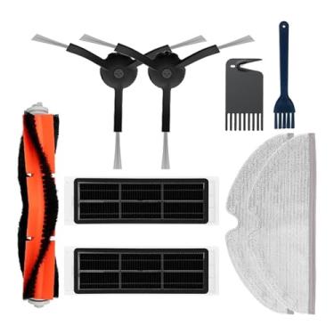 Imagem de HEPA Filter Mop Cloth Side/Main Brush Cover Compatible With XiaoMi Roborock S5 S50 S51 S55 S6 S60 S6 Pure Water Tank Dust Box Spare Parts(Light Grey)