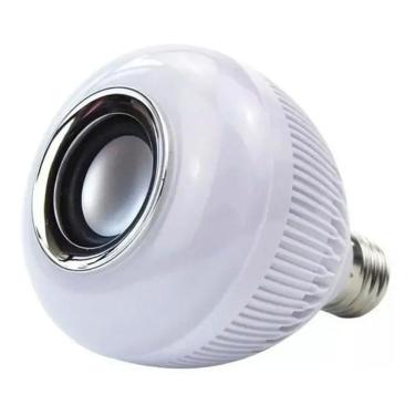 Imagem de Lâmpada Led Musical Rgb Bluetooth Com Controle Remoto