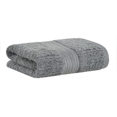 Imagem de Buddemeyer, Toalha De Rosto Buddemeyer Fio Penteado Canelado 100% Algodão Ultrasoft Cor:Cinza 1839