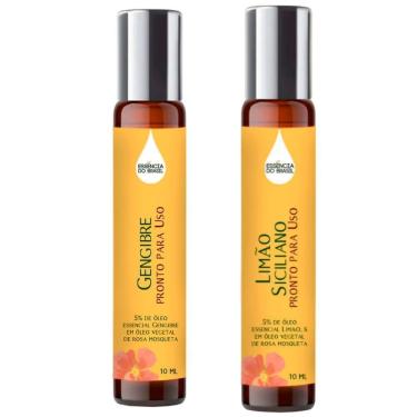 Imagem de Óleos Essenciais Prontos Gengibre E Limão Sicl. Roll On 10Ml