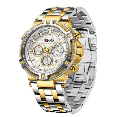 Imagem de Relógio de Quartzo Resistente à Água 3ATM, Mostrador Redondo