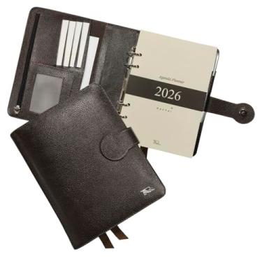 Imagem de Agenda Planner Couro 2026 126-R Personalizada Raffai Couros
