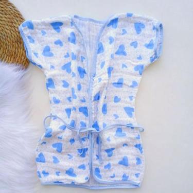 Imagem de Roupão de Banho Infantil 100 Algodão para Praia Piscina e Natação Até 