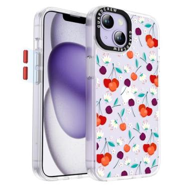 Imagem de GuardCrew Capa para iPhone 14, [proteção contra quedas de grau militar de 3,8 m à prova de colisão] [antiamarelamento e antidescasca] Capa fina de TPU transparente à prova de choque para iPhone 14