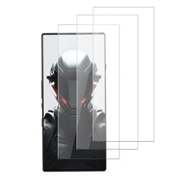 Imagem de Película protetora de tela para ZTE Nubia Red Magic 9S PRO/9S PRO+, vidro temperado 9H, HD, resistente a arranhões, fácil instalação, (pacote com 3)