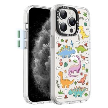 Imagem de GuardCrew Capa para iPhone 15 Pro Max, [proteção contra quedas de grau militar de 3,5 m à prova de colisão] [antiamarelamento e antidescasca] capa de telefone fina à prova de choque transparente de