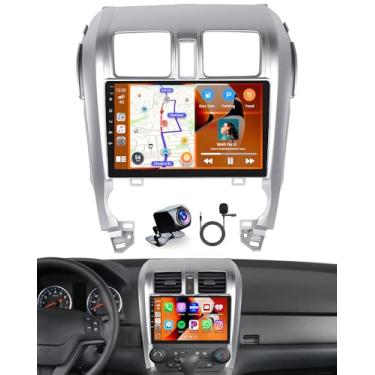 Imagem de Realdio Android 15 estéreo de carro de 2 + 64 GB para Honda CRV 2007-2011 (LHD) sem fio CarPlay Android Auto, rádio com tela sensível ao toque de 10,1 polegadas para Grand Cherokee com GPS WiFi